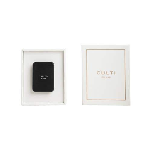 CULTI MILANO 皮革車用擴香 黑
Car Diffuser In Pelle Nera
