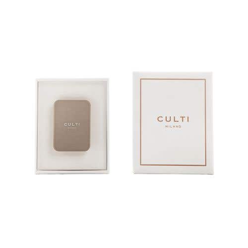 CULTI MILANO 皮革車用擴香 灰褐